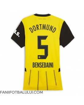 Borussia Dortmund Ramy Bensebaini #5 Tricou Fotbal Replică 2024-25 Femei Acasa